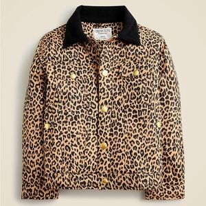J.Crew Crewcuts Girls' Leopard Lightweight Puffer Jacket